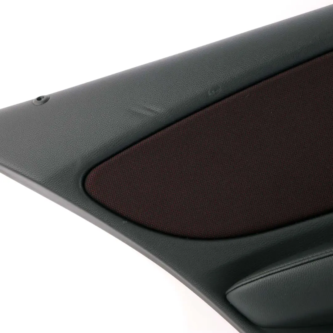BMW E87 LCI Rear Left N/S Door Card Trim Panel Fabric Network Cranberry-Red - SKU 9121197 - Part number 9121197