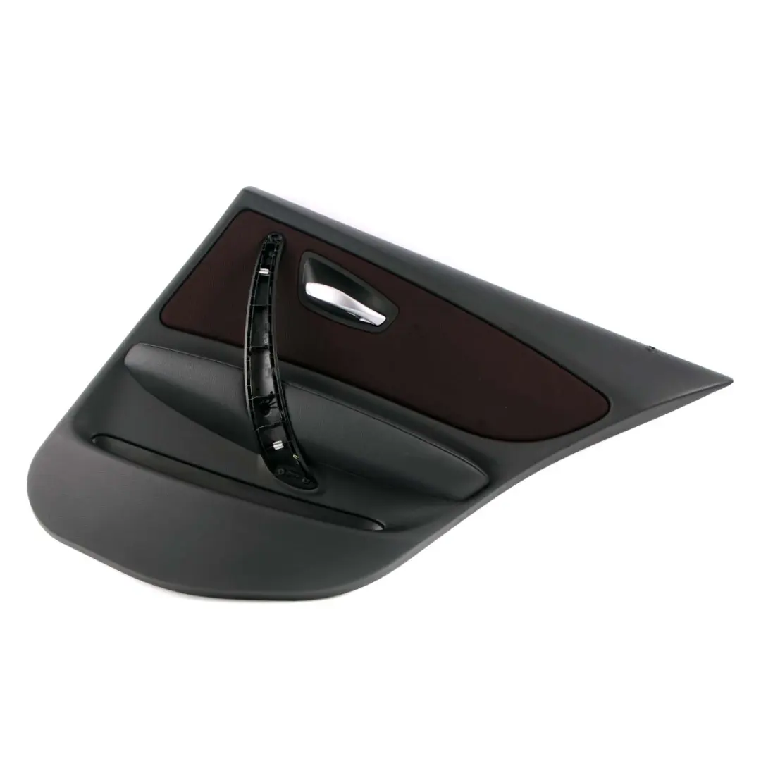 Right O/S Door Card Trim Panel Fabric Network Cranberry-Red to BMW E87 LCI Rear with Part number 9121198 BMW E87 LCI Rear Right O/S Door Card Trim Panel Fabric Network Cranberry-Red - SKU 9121198 - Part number 9121198