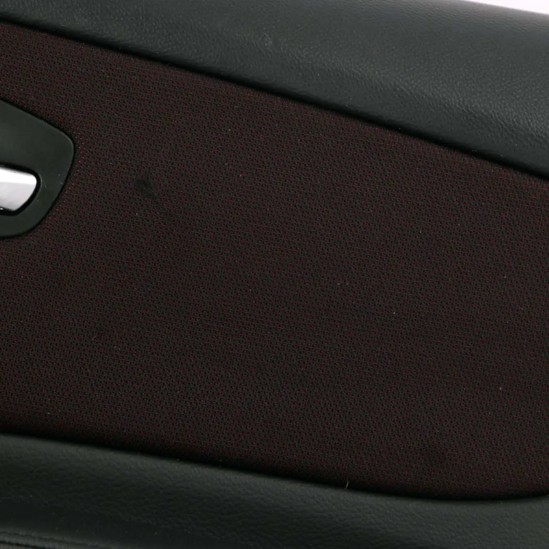 BMW E87 LCI Posteriore Destro O/s Scheda Porta Tessuto Rete Cranberry-Rosso - SKU 9121198 - Numero di parte 9121198