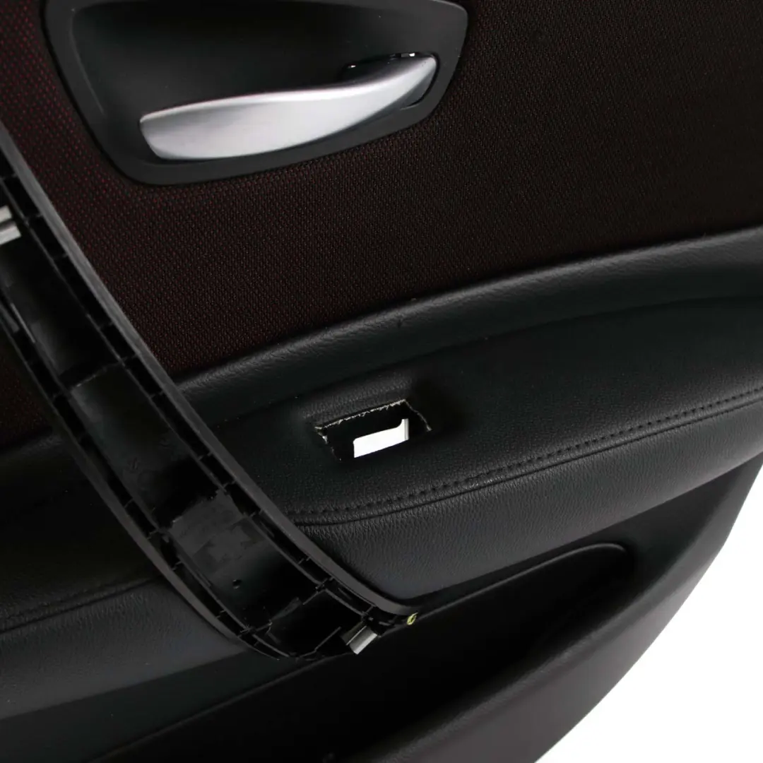 BMW E87 Panneau Garniture Carte Arrière Droite Fabric Network Cranberry-red - SKU 9121198 - Numéro de pièce 9121198