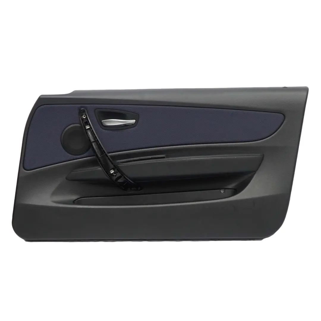 BMW 1 E81 E82 Front Right Door O/S Lining Card Cloth Network Monaco Blue - SKU 9121236 - Part number 9121236