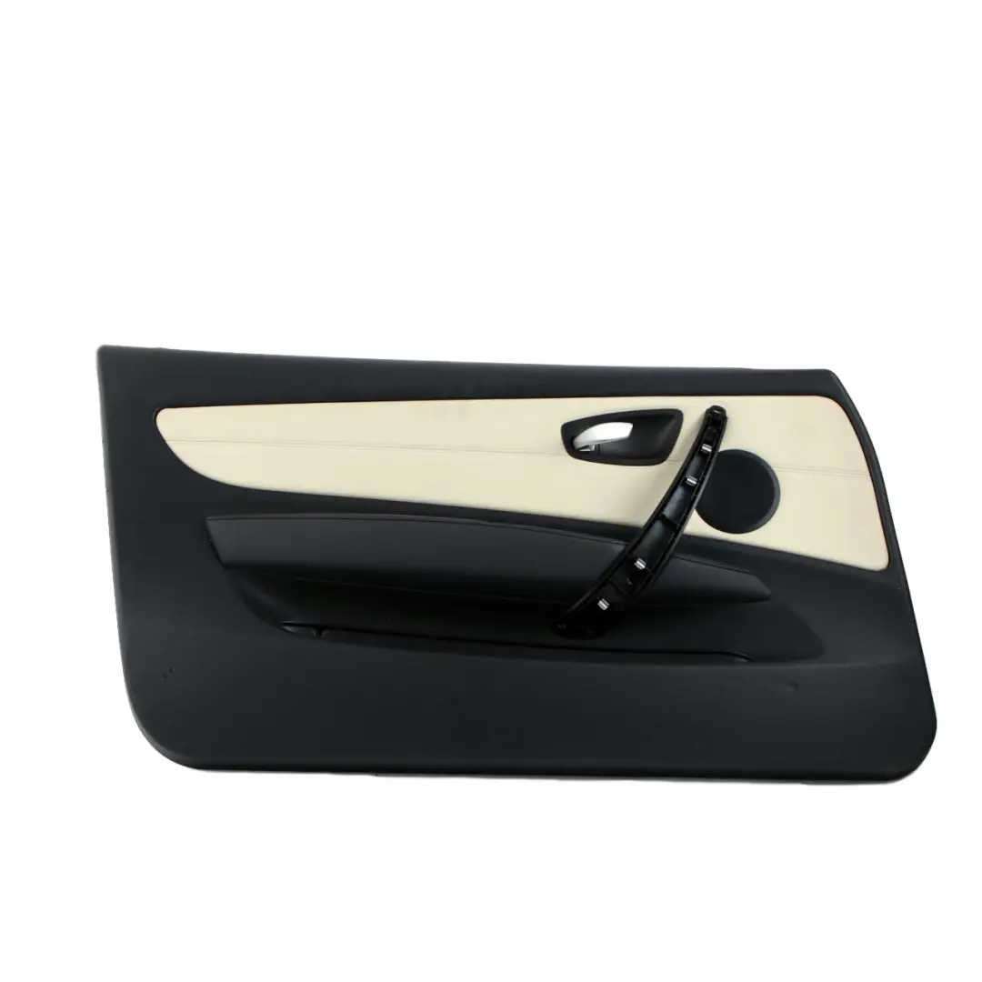 BMW E81 E82 Door Card Front Left N/S Trim Panel Leather Boston Lemon - SKU 9121257-1 - Part number 9121257