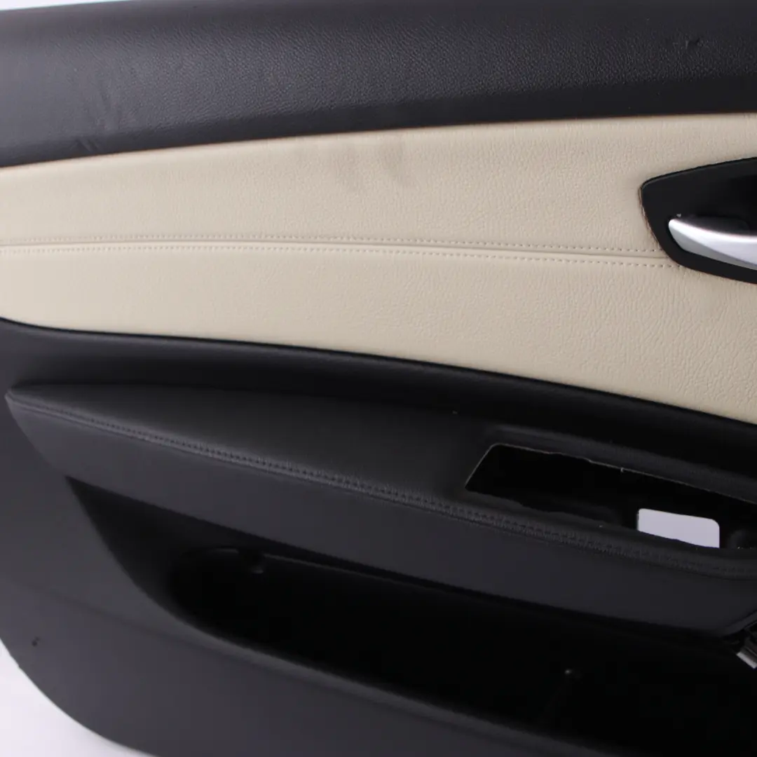 BMW E81 E82 Door Card Front Left N/S Trim Panel Leather Boston Lemon - SKU 9121257-1 - Part number 9121257