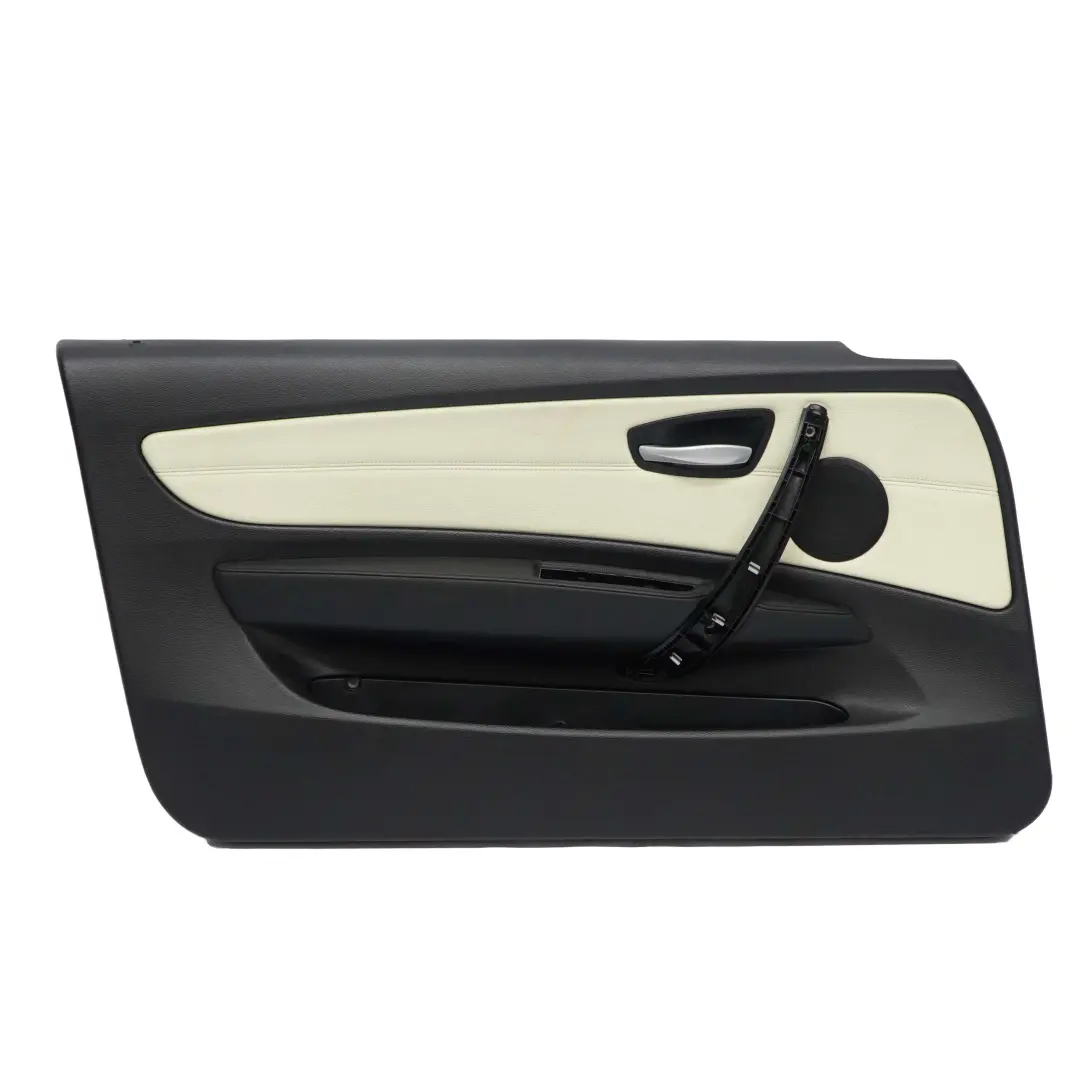 BMW 1 Series E81 E82 Front Left N/S Door Card Trim Panel Leather Lemon - SKU 9121257 - Part number 9121257