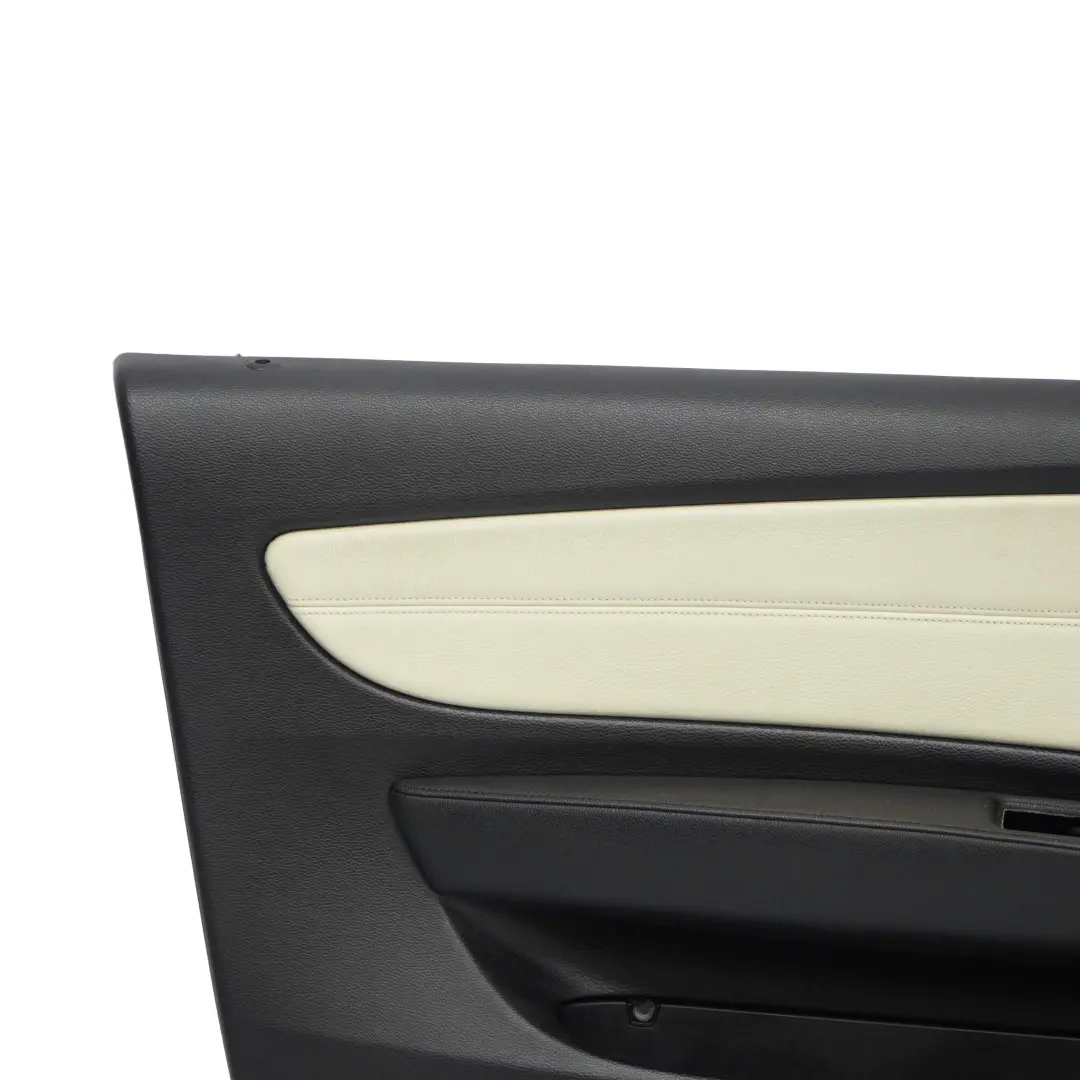 BMW 1 Series E81 E82 Front Left N/S Door Card Trim Panel Leather Lemon - SKU 9121257 - Part number 9121257