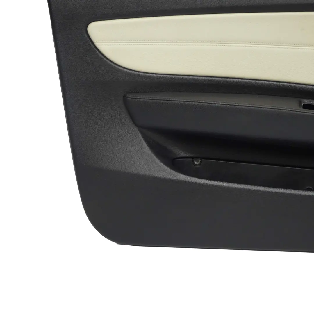 Front Left N/S Door Card Trim Panel Leather Lemon to BMW 1 Series E81 E82 with Part number 9121257 BMW 1 Series E81 E82 Front Left N/S Door Card Trim Panel Leather Lemon - SKU 9121257 - Part number 9121257