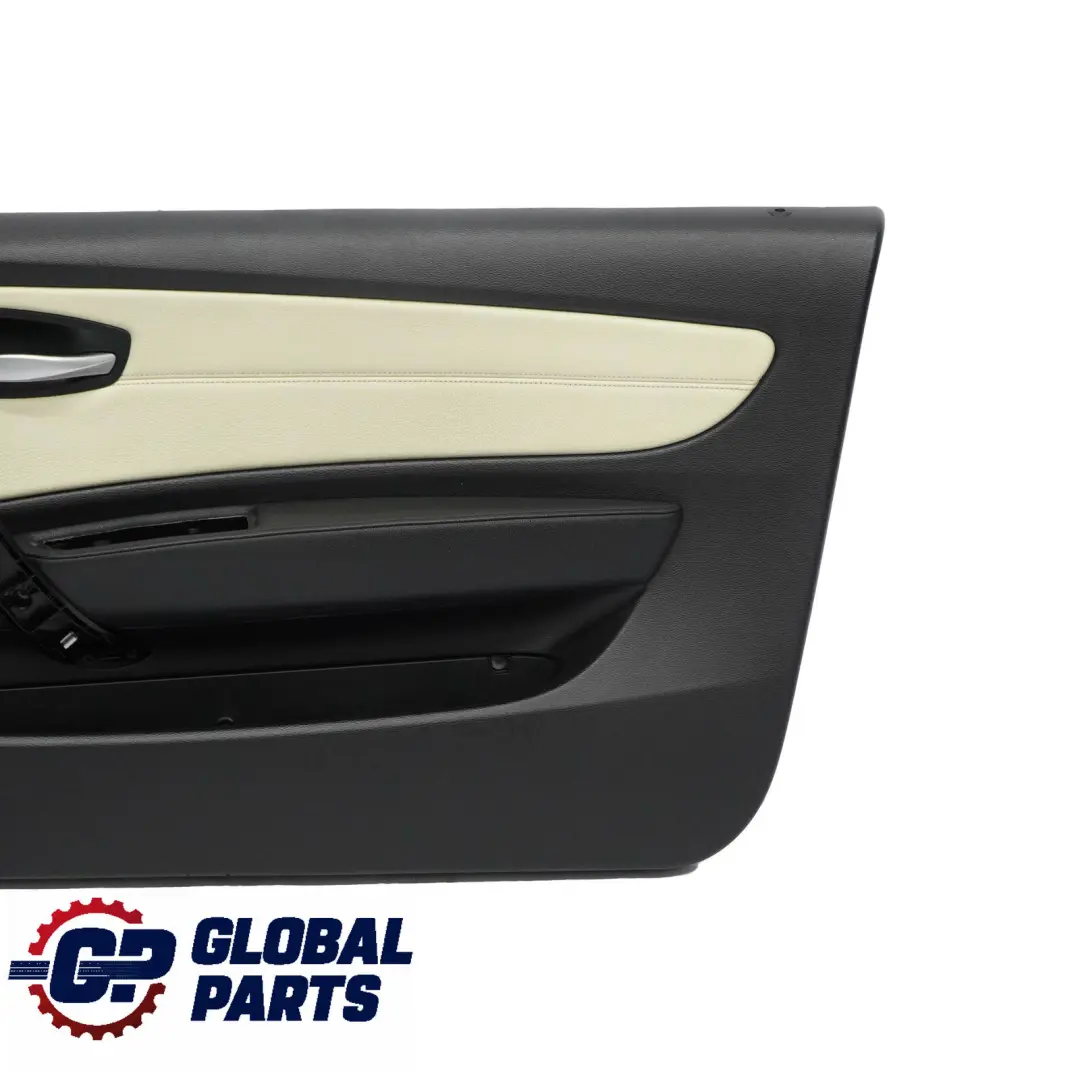 Front Right O/S Door Card Trim Panel Leather Lemon to BMW 1 Series E81 E82 with Part number 9121258 BMW 1 Series E81 E82 Front Right O/S Door Card Trim Panel Leather Lemon - SKU 9121258 - Part number 9121258