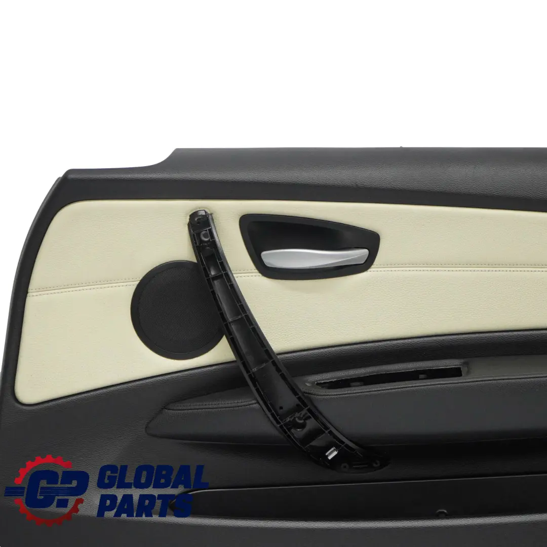 BMW 1 Series E81 E82 Front Right O/S Door Card Trim Panel Leather Lemon - SKU 9121258 - Part number 9121258