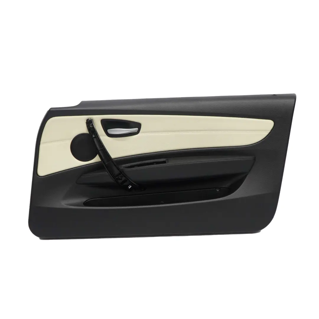 BMW 1 Series E81 E82 Front Right O/S Door Card Trim Panel Leather Lemon - SKU 9121258 - Part number 9121258