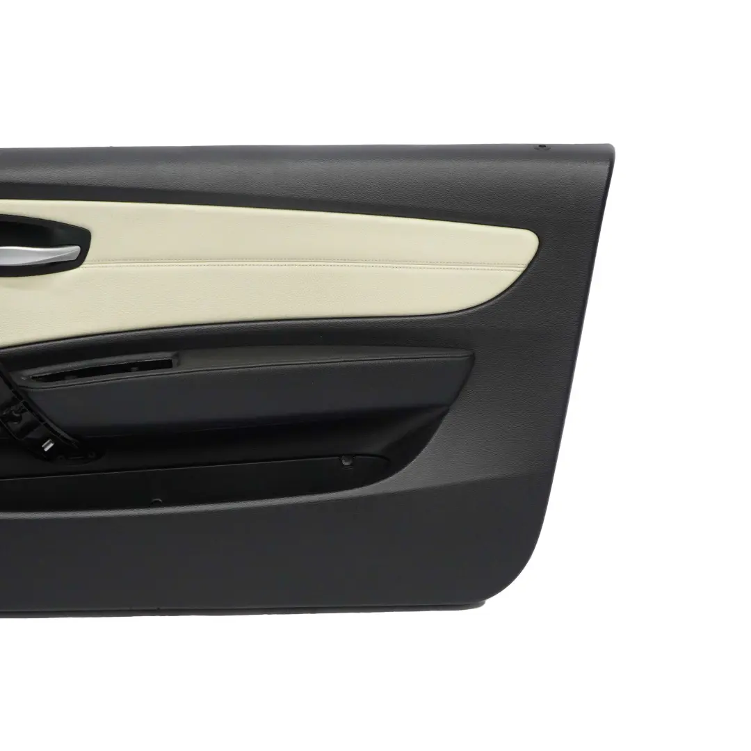 Front Right O/S Door Card Trim Panel Leather Lemon to BMW 1 Series E81 E82 with Part number 9121258 BMW 1 Series E81 E82 Front Right O/S Door Card Trim Panel Leather Lemon - SKU 9121258 - Part number 9121258