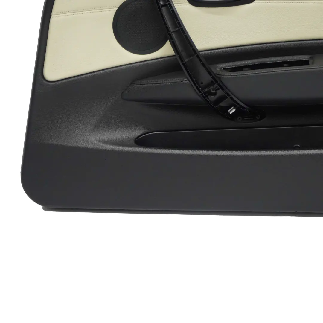 BMW 1 Series E81 E82 Front Right O/S Door Card Trim Panel Leather Lemon - SKU 9121258 - Part number 9121258