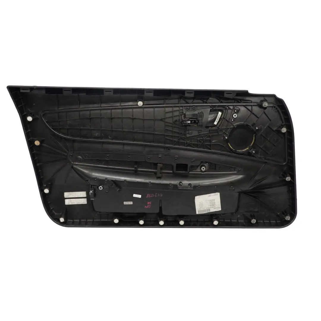 BMW E81 Tapicerka boczek drzwi prawy skóra Lemon - SKU 9121258 - Numer Części 9121258