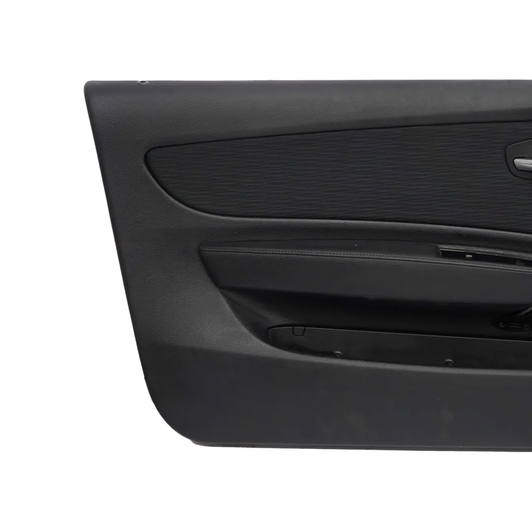 BMW 1 E88 Cabrio Door Card Front Left N/S Trim Panel Cloth Elektra Anthracite - SKU 9121271 - Part number 9121271