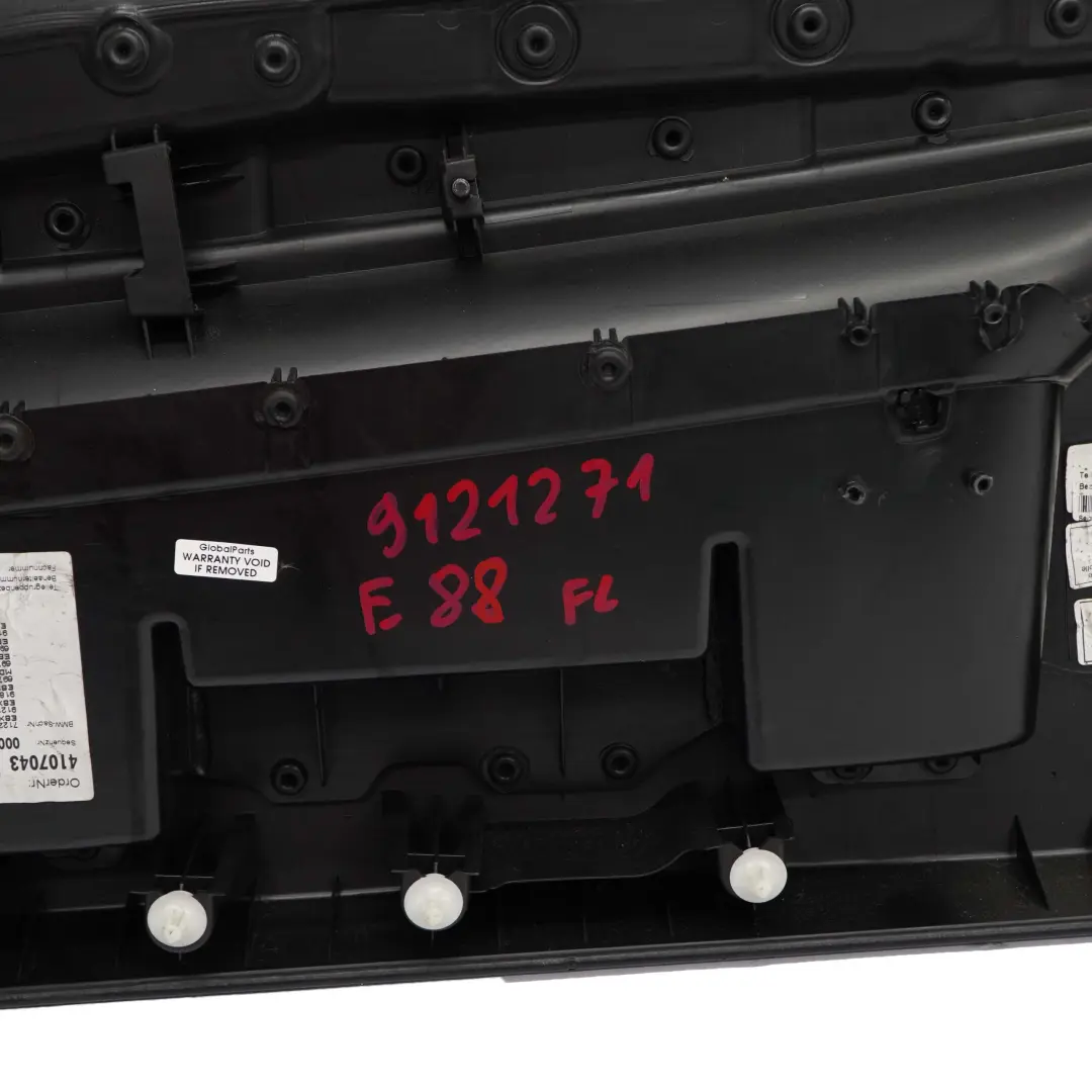 BMW 1 E88 Cabrio Türverkleidung Abdeckung Vorn Links Stoff Elektra Anthrazit - SKU 9121271 - Teilenummer 9121271