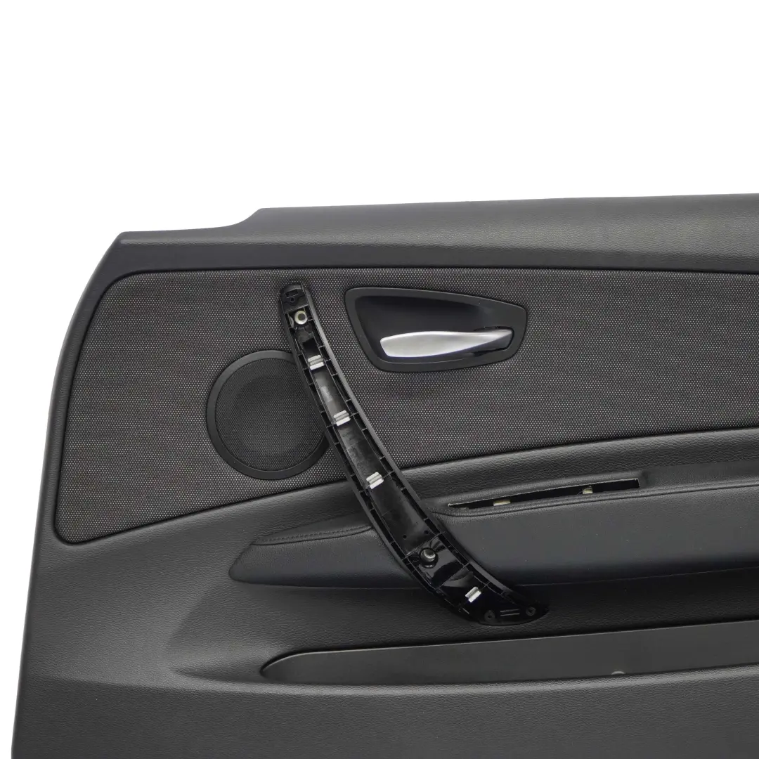 Front Right O/S Trim Panel Door Card Cloth Fabric Anthracite to BMW E88 with Part number 9121274 BMW E88 Front Right O/S Trim Panel Door Card Cloth Fabric Anthracite - SKU 9121274 - Part number 9121274