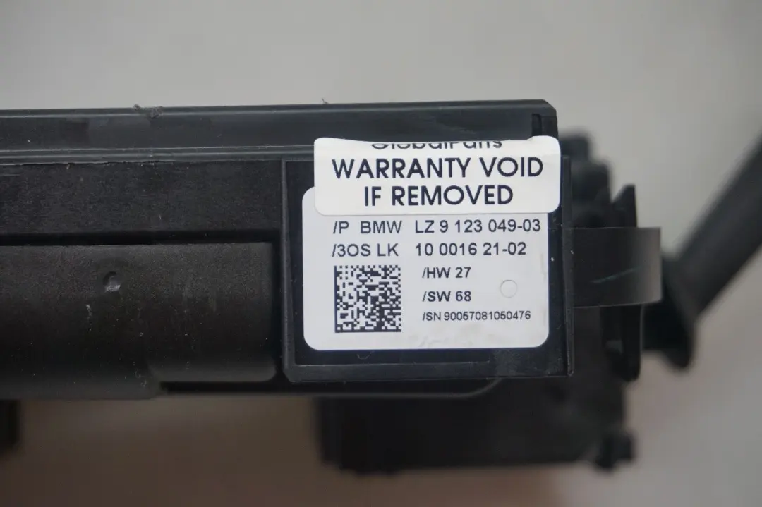 BMW Z4 E89 E90 E92 Steering Column Switch Cluster Cruise Control Stalk - SKU 9121901 - Part number 9123049