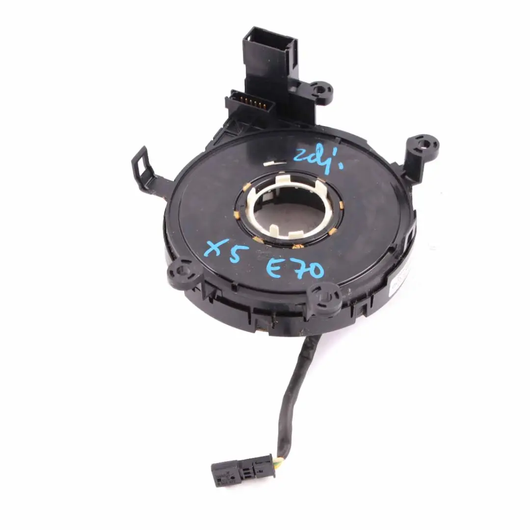 Slip Ring Switch Cluster Steering Column Control Unit Module to BMW X5 E70 with Part number 9122381 BMW X5 E70 Slip Ring Switch Cluster Steering Column Control Unit Module - SKU 9122381 - Part number 9122381