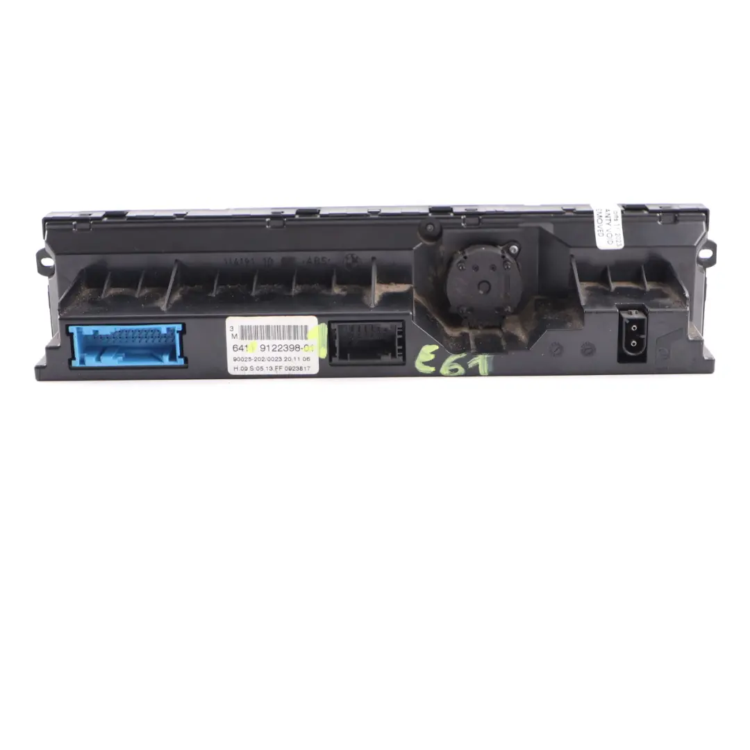 Control Panel BMW E60 E61 E63 Unit Automatic Air Conditioning A/C High to with Part number 9122398 Control Panel BMW E60 E61 E63 Unit Automatic Air Conditioning A/C High - SKU 9122398-1 - Part number 9122398