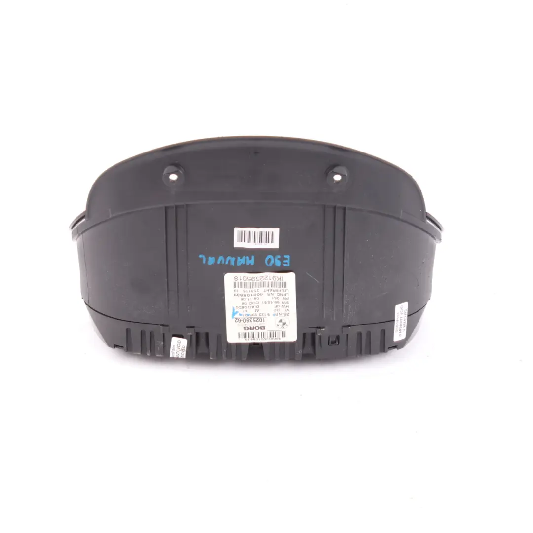 Instrument Cluster Speedo Clocks Control Unit Petrol to BMW E84 E90 E91 E92 with Part number 9122595 BMW E84 E90 E91 E92 Instrument Cluster Speedo Clocks Control Unit Petrol - SKU 9122595-1 - Part number 9122595