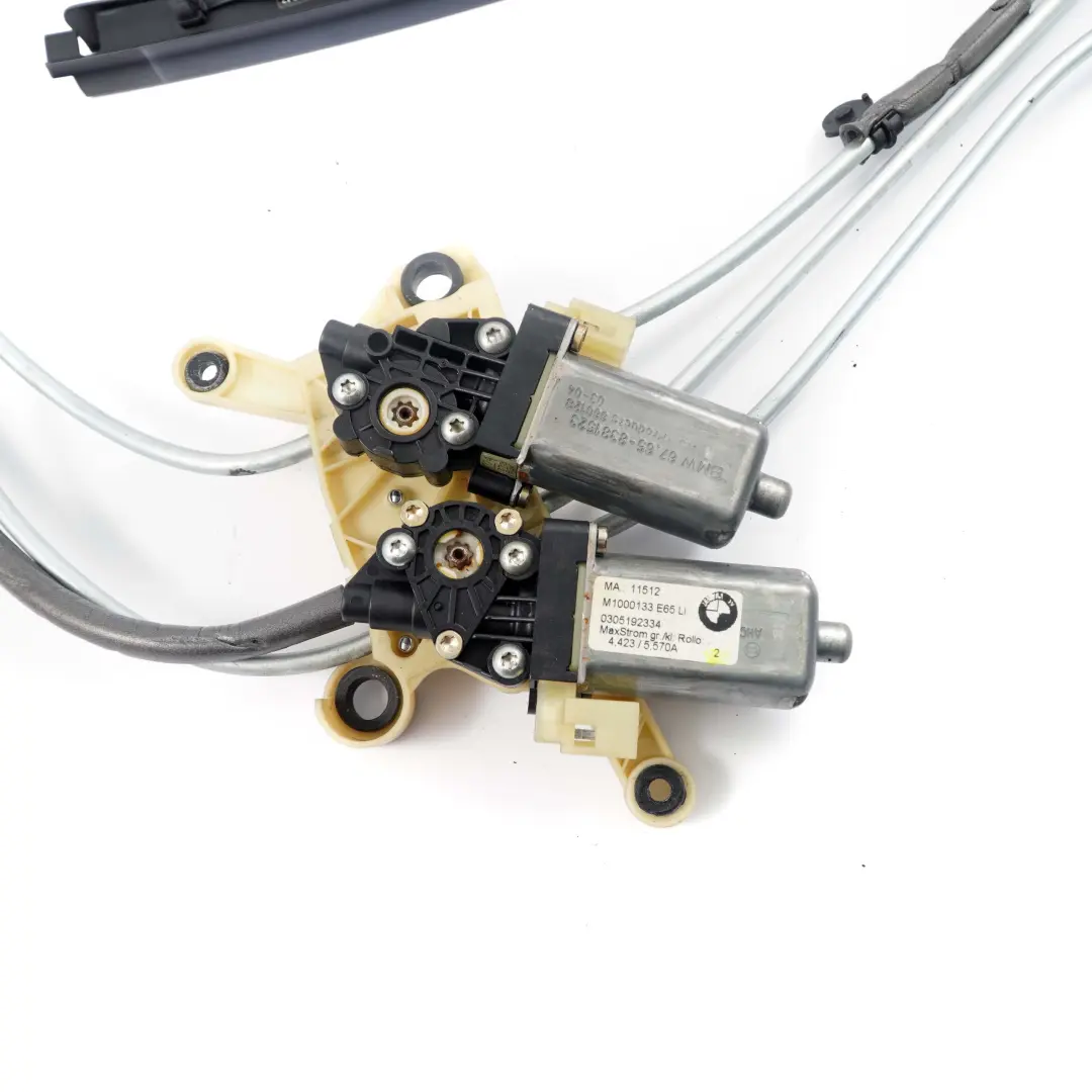 BMW E65 Arriere Gauche Parasoleil Porte Revetement Anthracite 7012893 - SKU 9122631 - Numéro de pièce 9122631