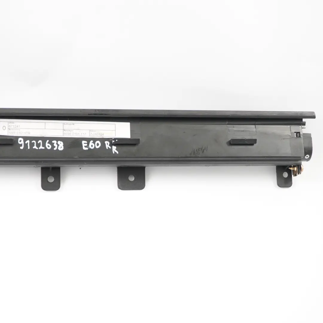 BMW E60 Persianas enrollables Puerta Trasera Derecha Persiana solar - SKU 9122638 - Número de pieza 9122638