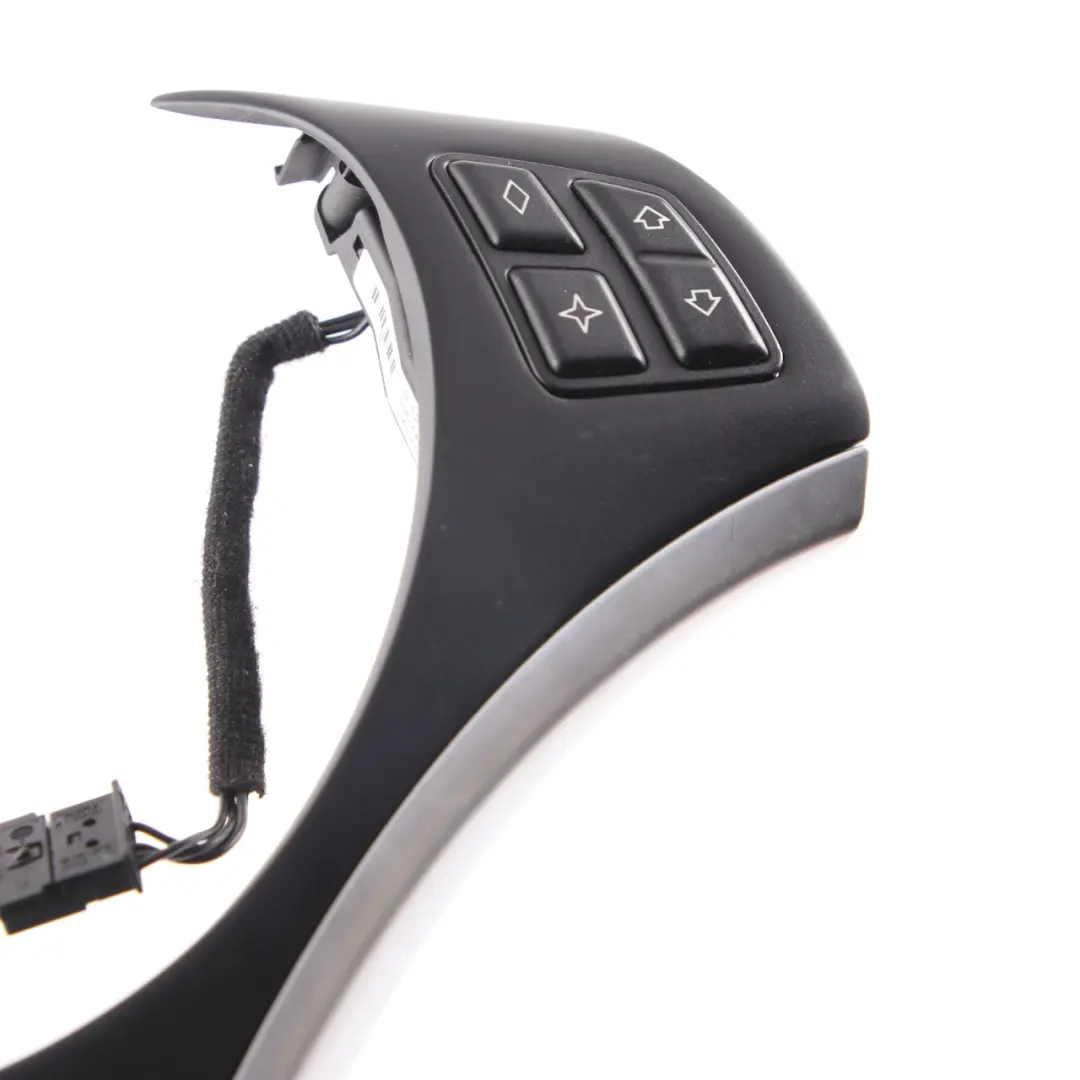 BMW E87 E90 E91 Revetement Volant Multifonctions Interrupteur Noir - SKU 9123289 - Numéro de pièce 9123289