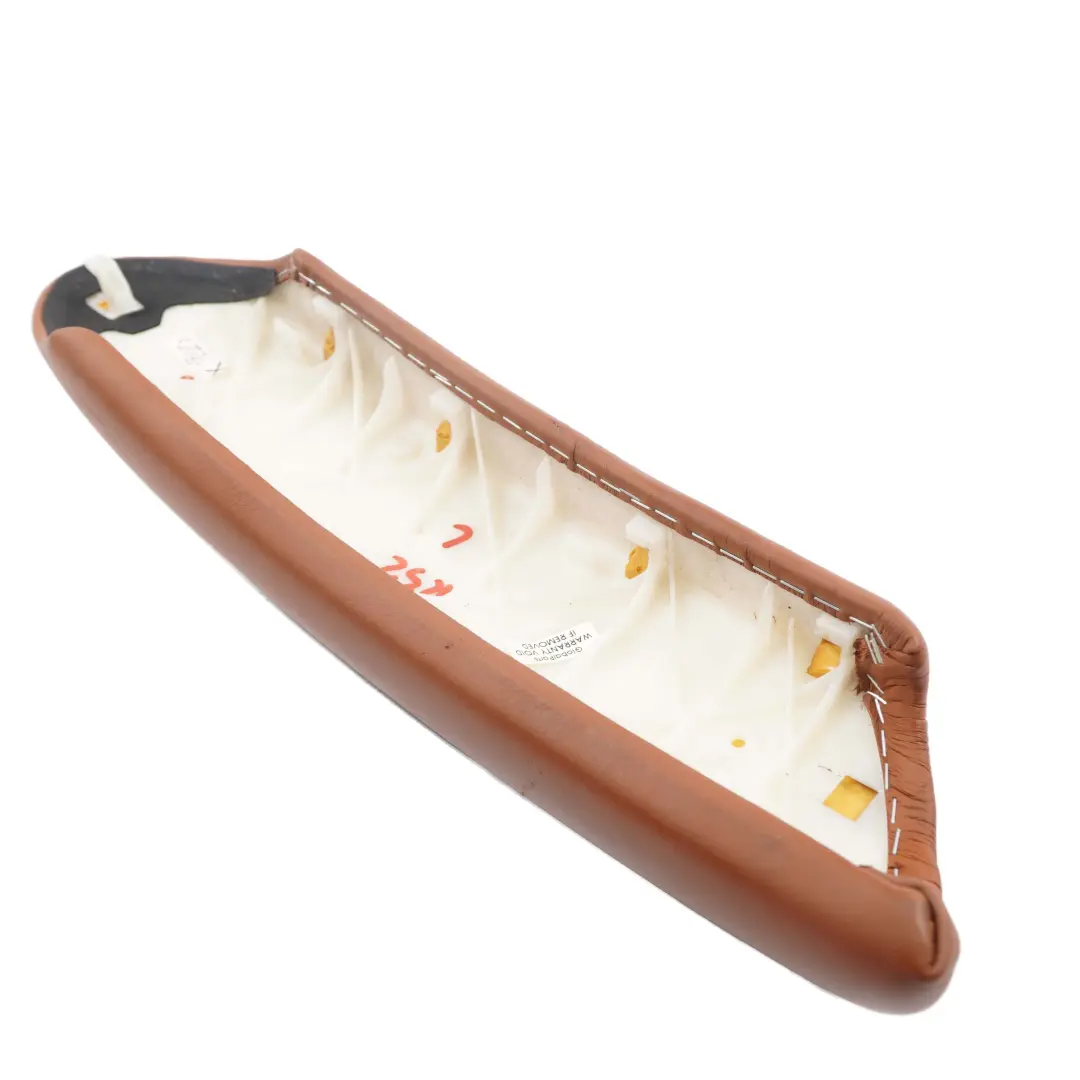 Bracciolo Pelle SX Malt Marrone Malzbraun per Mini R52 Cabrio con numero di parte 9124117 Mini R52 Cabrio Bracciolo Pelle SX Malt Marrone Malzbraun - SKU 9124117 - Numero di parte 9124117