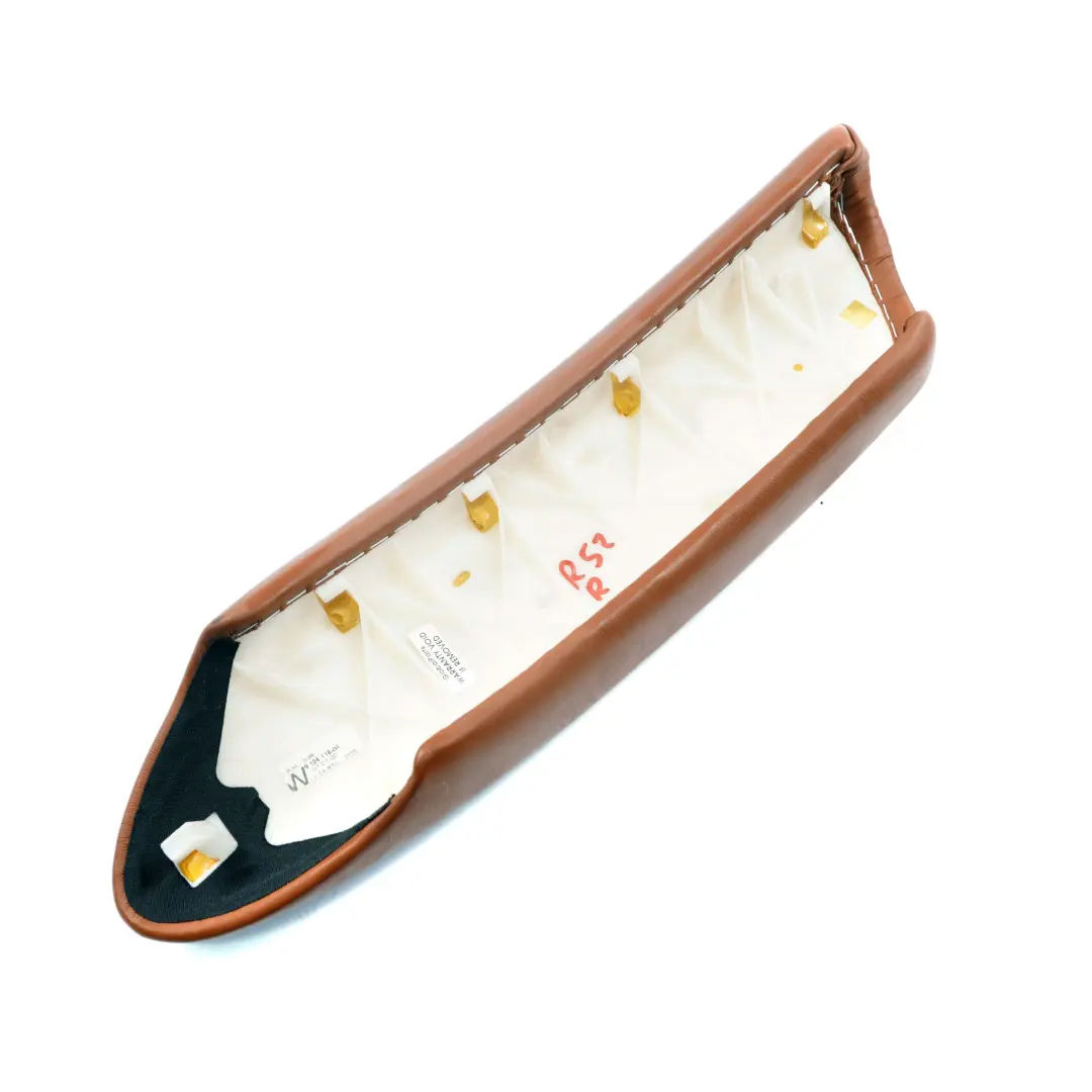Mini R52 Cabrio Accoudoir de porte en cuir, panneau droit, brun malt - SKU 9124118 - Numéro de pièce 9124118