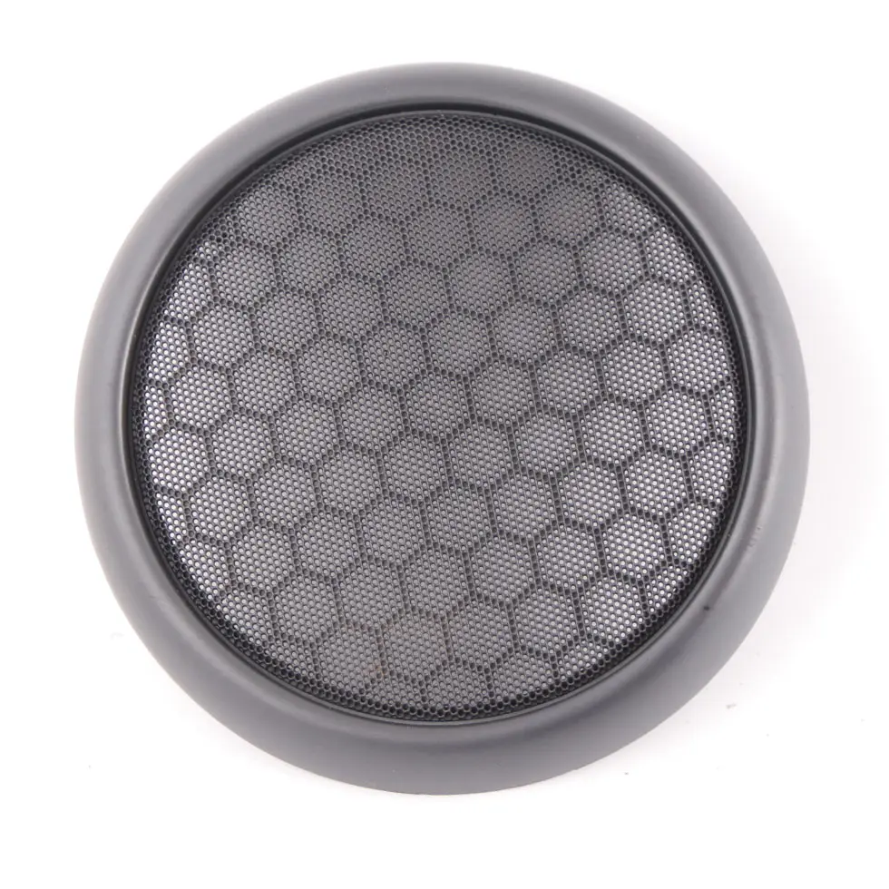Loudspeaker Cover Mini R52 Cabrio Door Trim Lower Left Right Grid Gun Metal Grey to with Part number 9124120 Loudspeaker Cover Mini R52 Cabrio Door Trim Lower Left Right Grid Gun Metal Grey - SKU 9124120 - Part number 9124120