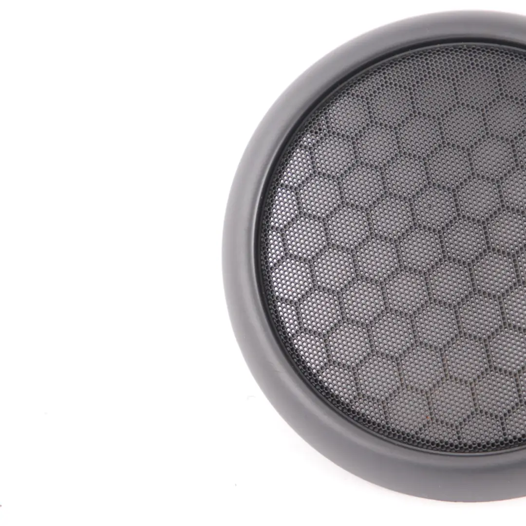  Cache haut parleur Mini R52 Cabrio Garniture Grille inférieure droite Gris métal - SKU 9124120 - Numéro de pièce 9124120