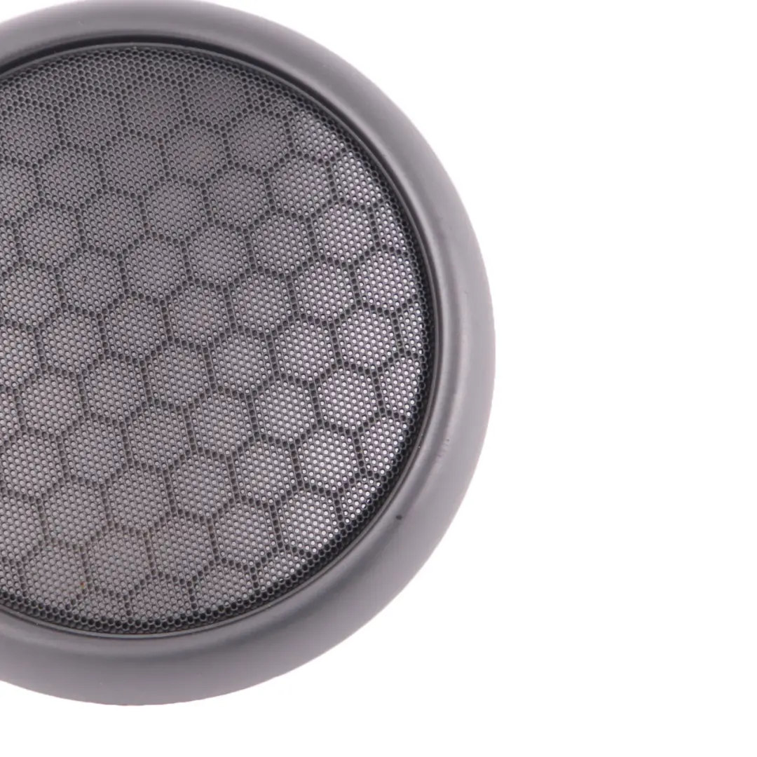  Cache haut parleur Mini R52 Cabrio Garniture Grille inférieure droite Gris métal - SKU 9124120 - Numéro de pièce 9124120