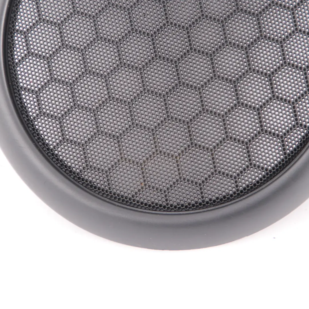  Cache haut parleur Mini R52 Cabrio Garniture Grille inférieure droite Gris métal - SKU 9124120 - Numéro de pièce 9124120