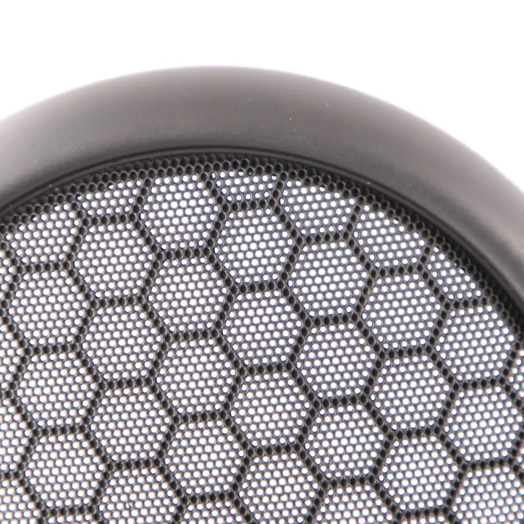  Cache haut parleur Mini R52 Cabrio Garniture Grille inférieure droite Gris métal - SKU 9124120 - Numéro de pièce 9124120