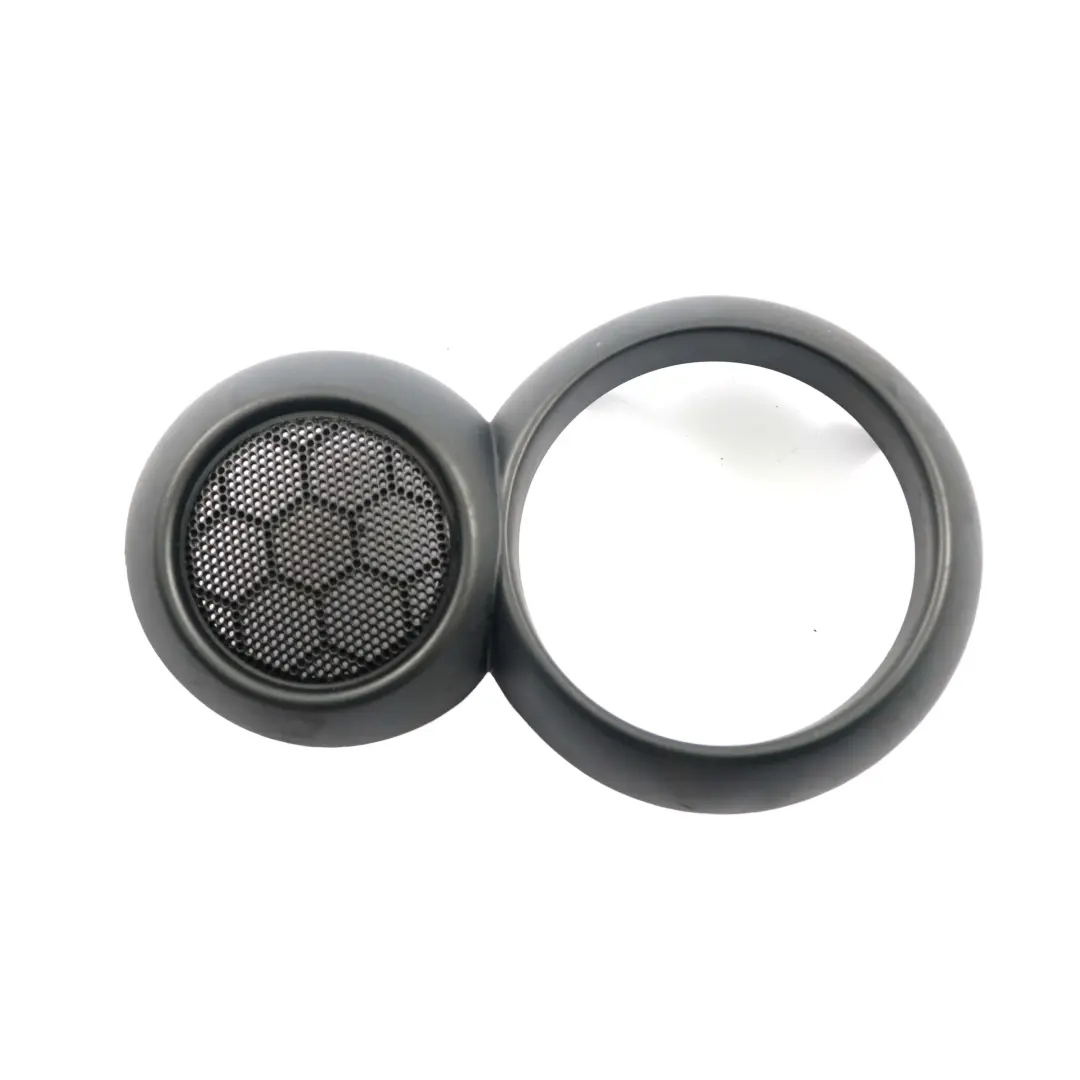 Mini R52 Cabrio Linke Tür Lautsprecher Abdeckung Kühlergrill Metal Grau - SKU 9124127 - Teilenummer 9124127