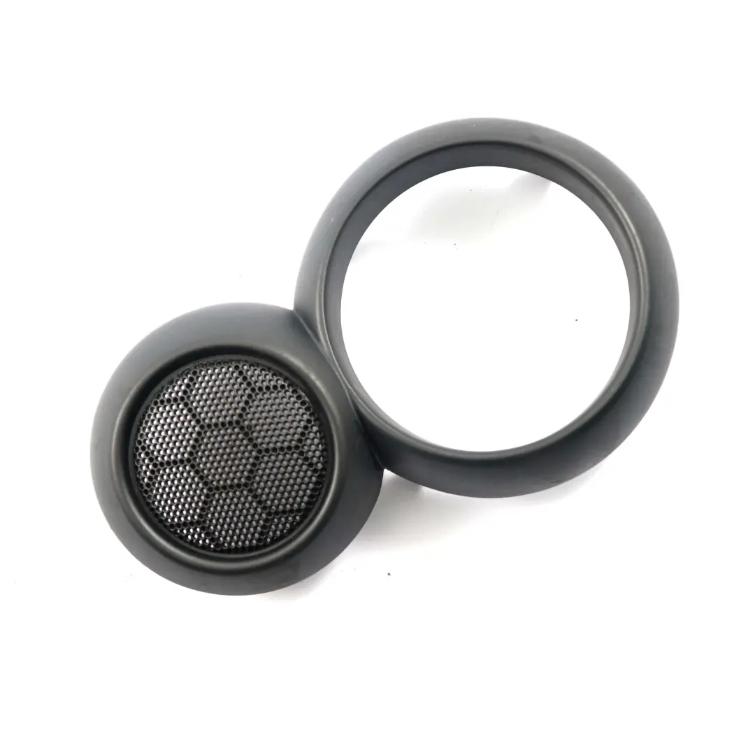 Mini R52 Cabrio Linke Tür Lautsprecher Abdeckung Kühlergrill Metal Grau - SKU 9124127 - Teilenummer 9124127