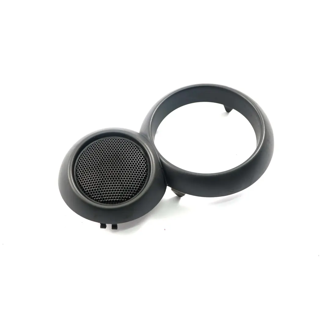 Linke Tür Lautsprecher Abdeckung Kühlergrill Metal Grau für Mini R52 Cabrio mit Teilenummer 9124127 Mini R52 Cabrio Linke Tür Lautsprecher Abdeckung Kühlergrill Metal Grau - SKU 9124127 - Teilenummer 9124127