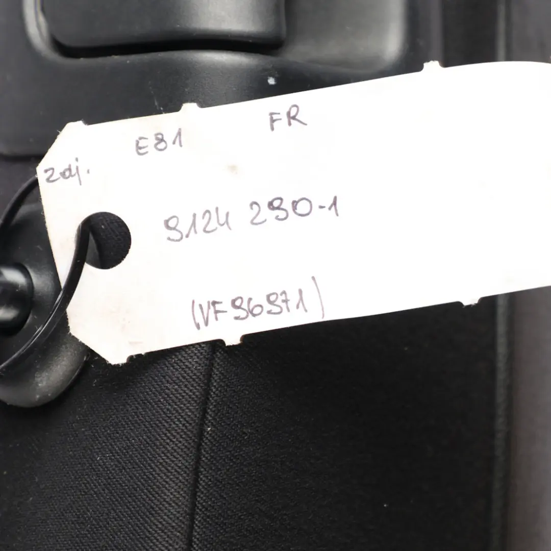 Reihe 1 E81 M Sport Vorne Rechts Sitz Sportsitz Stoff Anthrazit für BMW 1 mit Teilenummer 9124290 BMW 1 Reihe 1 E81 M Sport Vorne Rechts Sitz Sportsitz Stoff Anthrazit - SKU 9124290-1 - Teilenummer 9124290