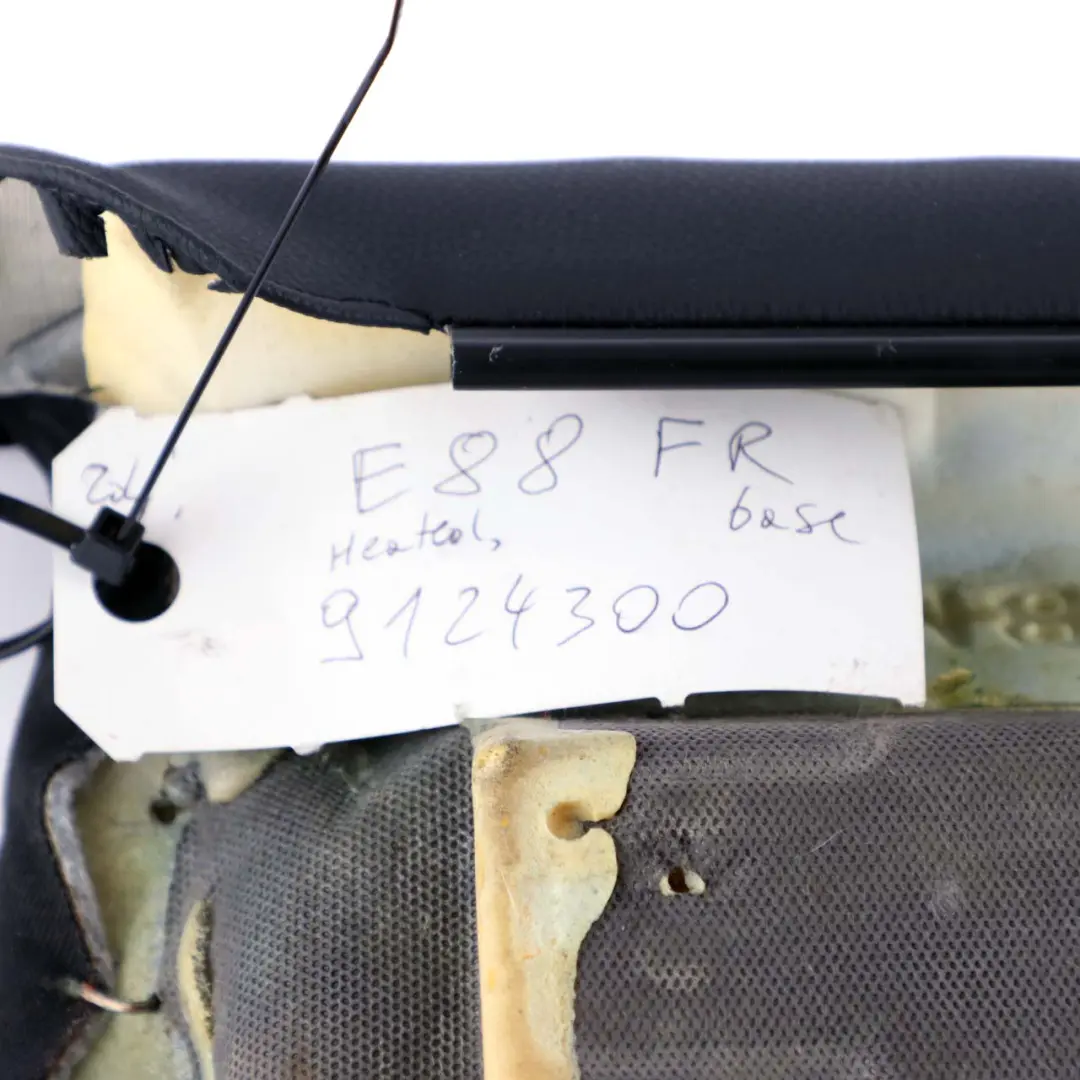 BMW 1 E81 E82 E88 Front Left Right Sport Seat N/O/S Cover Fabric Network - SKU 9124300 - Part number 9124300