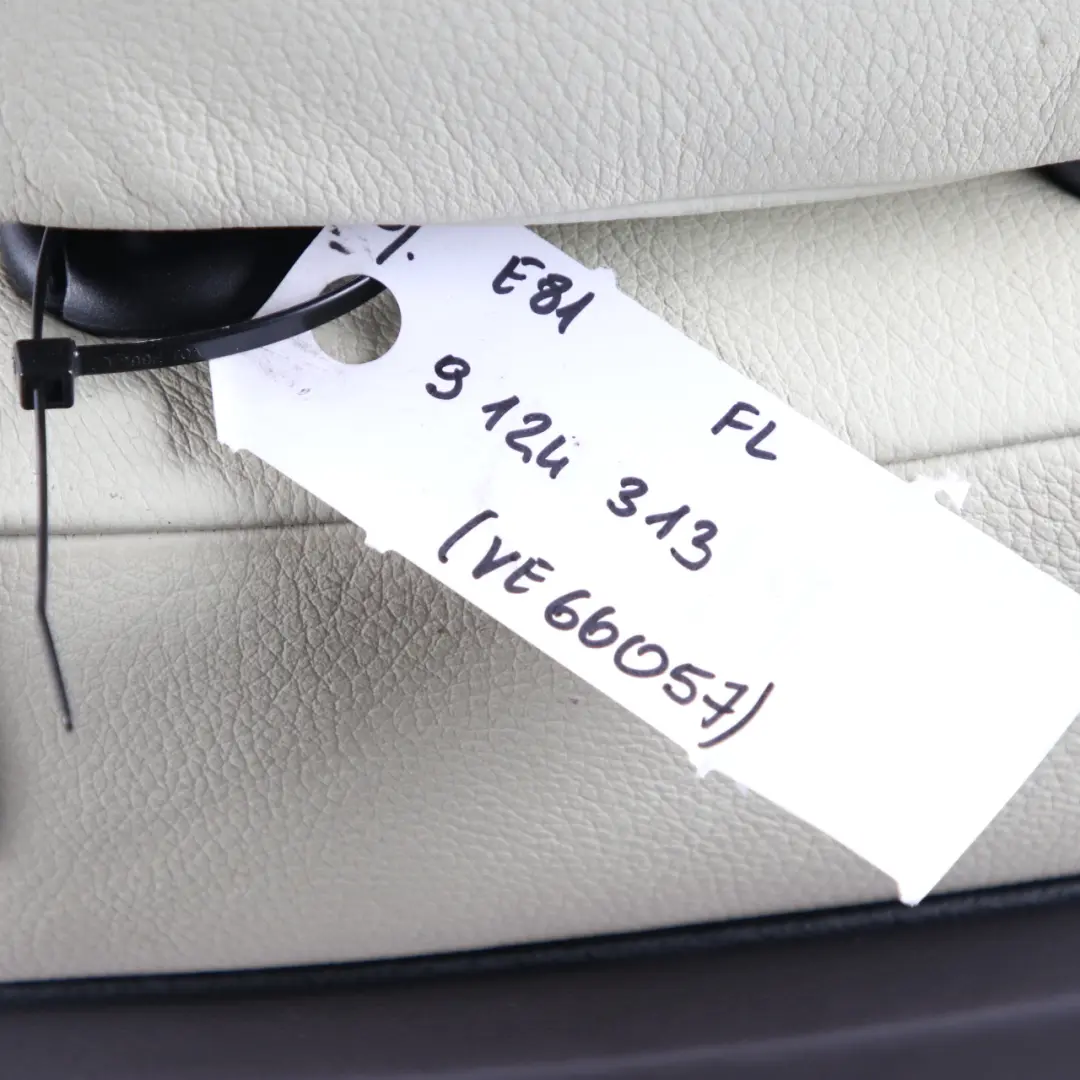  Front Seat BMW E81 Left N/S Passenger's Seat M Sport Lemon Leather Boston LWB7 - SKU 9124313-1 - Part number 9124313