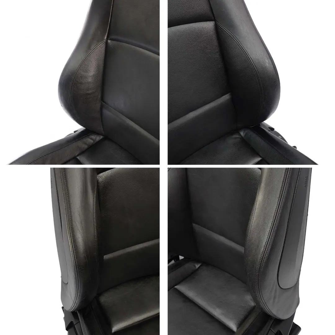  Asientos BMW E81 M Sport Cuero Negro Interior Delantero Izquierdo Derecho - SKU 9124315 - Número de pieza 9124315