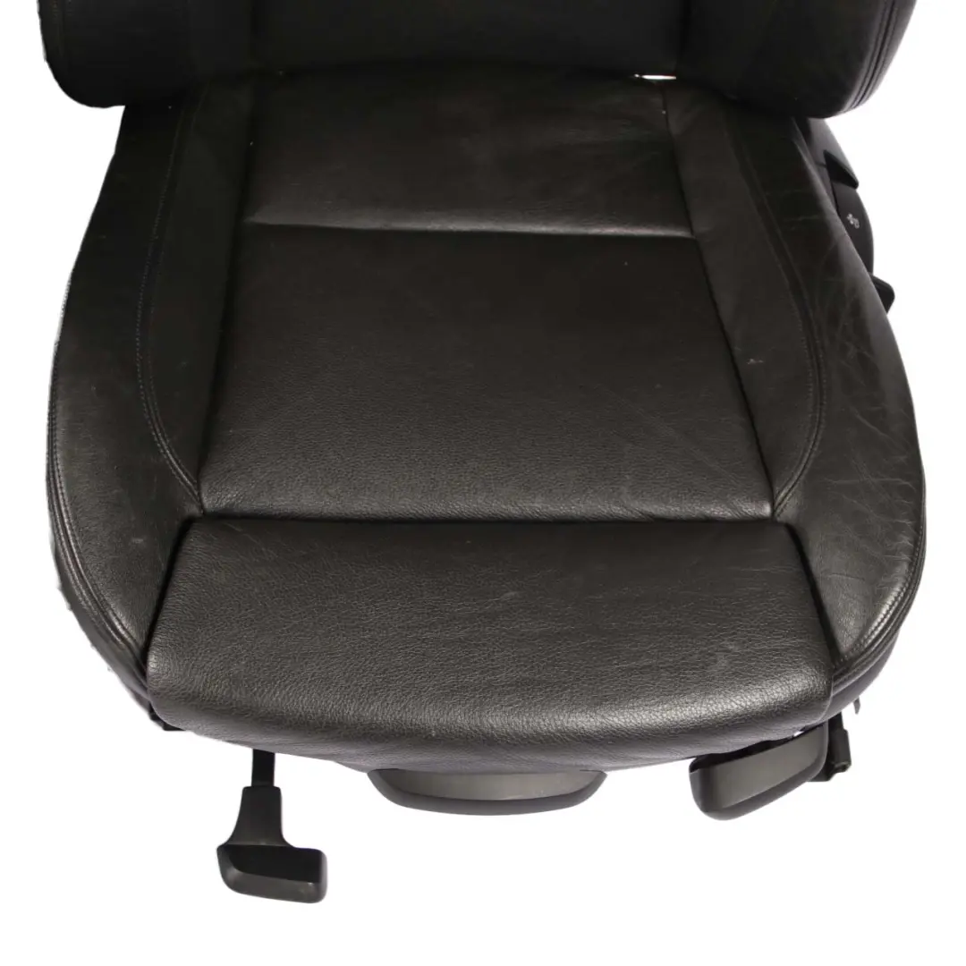 Seats Black Leather Interior with Airbag and Door Cards to BMW Coupe M Sport with Part number E82 BMW Coupe M Sport Seats Black Leather Interior with Airbag and Door Cards - SKU 9124327-SET - Part number E82