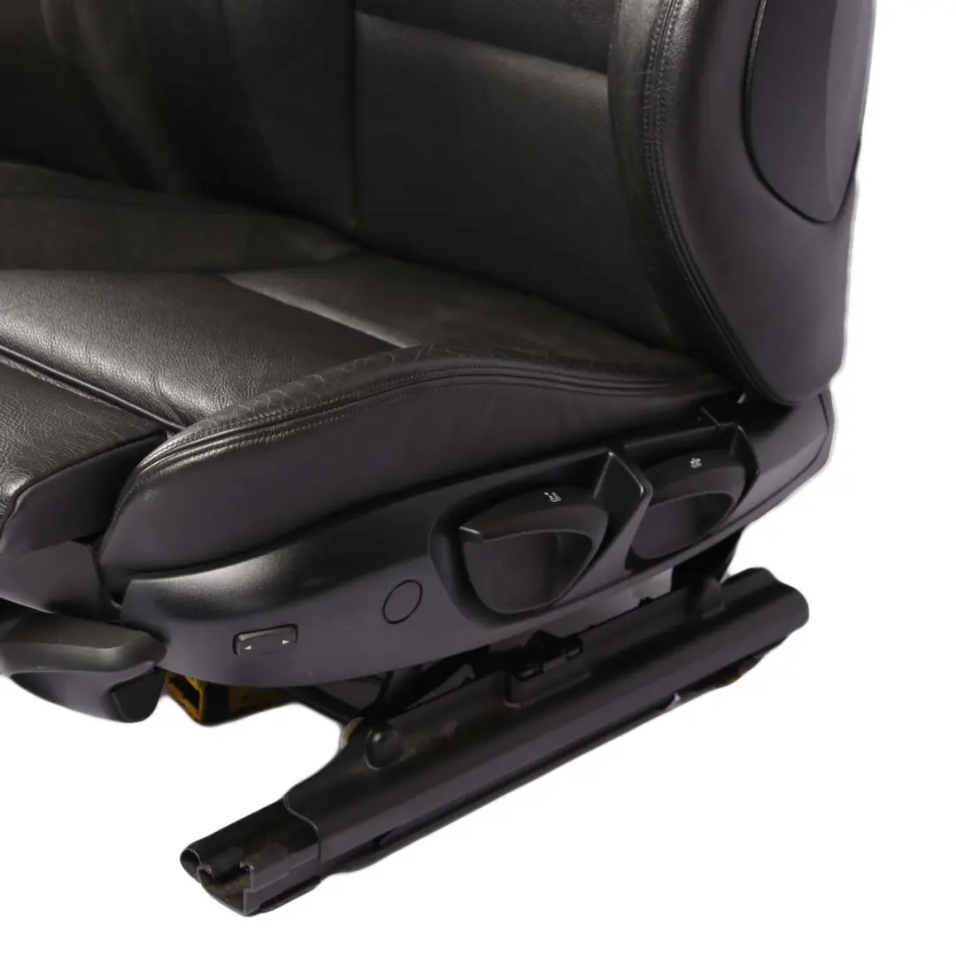 Seats Black Leather Interior with Airbag and Door Cards to BMW Coupe M Sport with Part number E82 BMW Coupe M Sport Seats Black Leather Interior with Airbag and Door Cards - SKU 9124327-SET - Part number E82