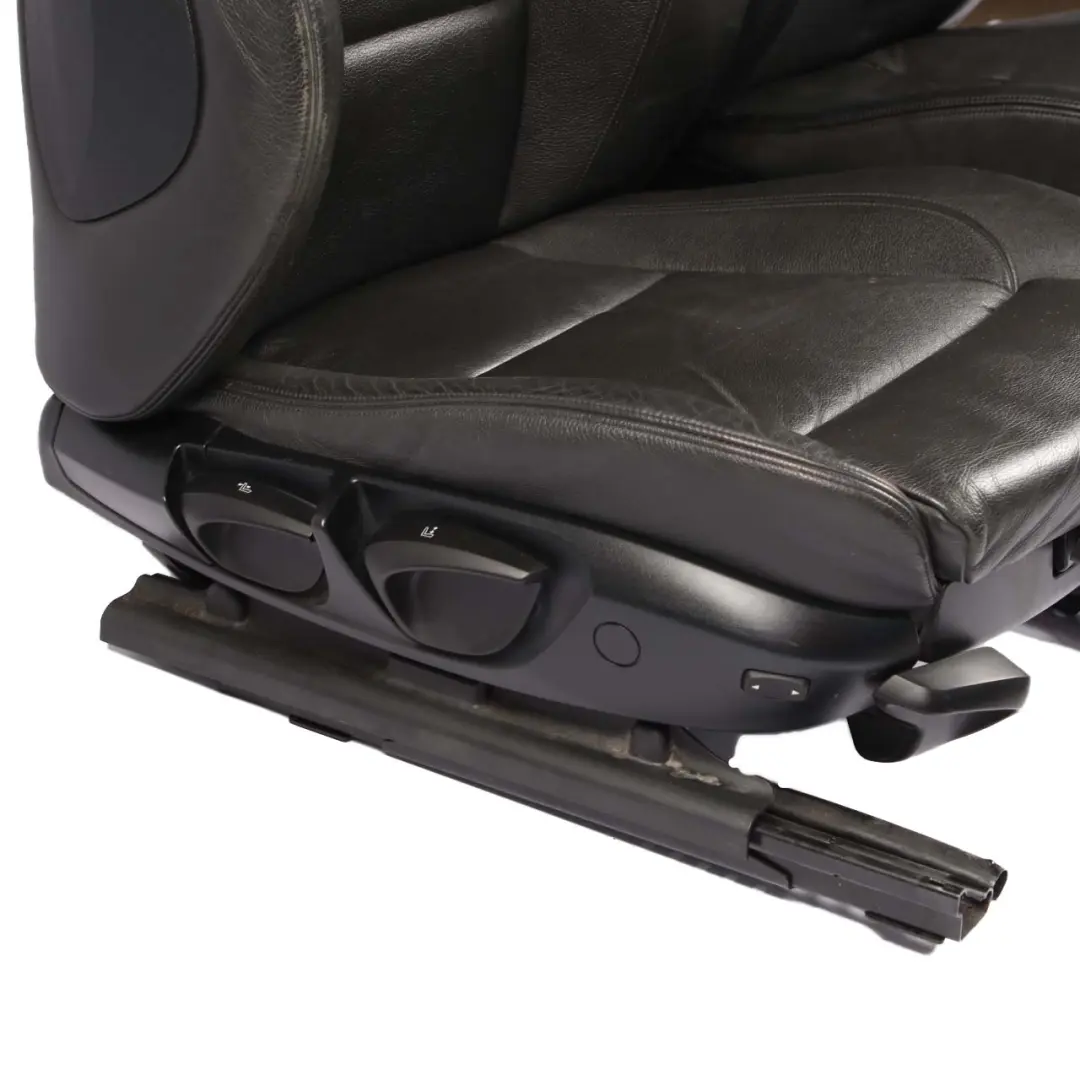 Seats Black Leather Interior with Airbag and Door Cards to BMW Coupe M Sport with Part number E82 BMW Coupe M Sport Seats Black Leather Interior with Airbag and Door Cards - SKU 9124327-SET - Part number E82