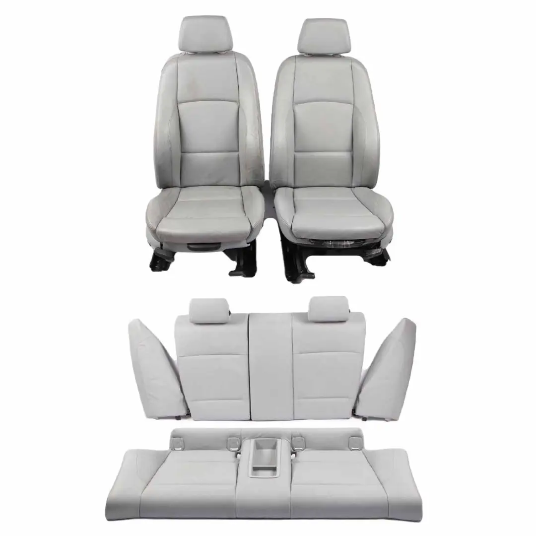 Sport Seats BMW E82 Coupe Heated Grey Leather Seat Front Rear Seat Door Cards - SKU 9124328-1 - Part number 9124328