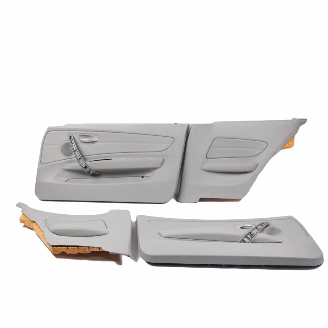 Seats BMW E82 Coupe Heated Grey Leather Seat Front Rear Seat Door Cards to Sport with Part number 9124328 Sport Seats BMW E82 Coupe Heated Grey Leather Seat Front Rear Seat Door Cards - SKU 9124328-1 - Part number 9124328