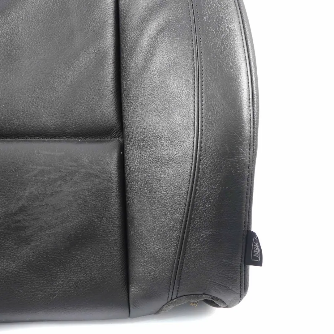 Seat Backrest BMW E81 E82 Front Left Basic Heated Seat N/S Black Leather Boston - SKU 9124521 - Part number 9124521