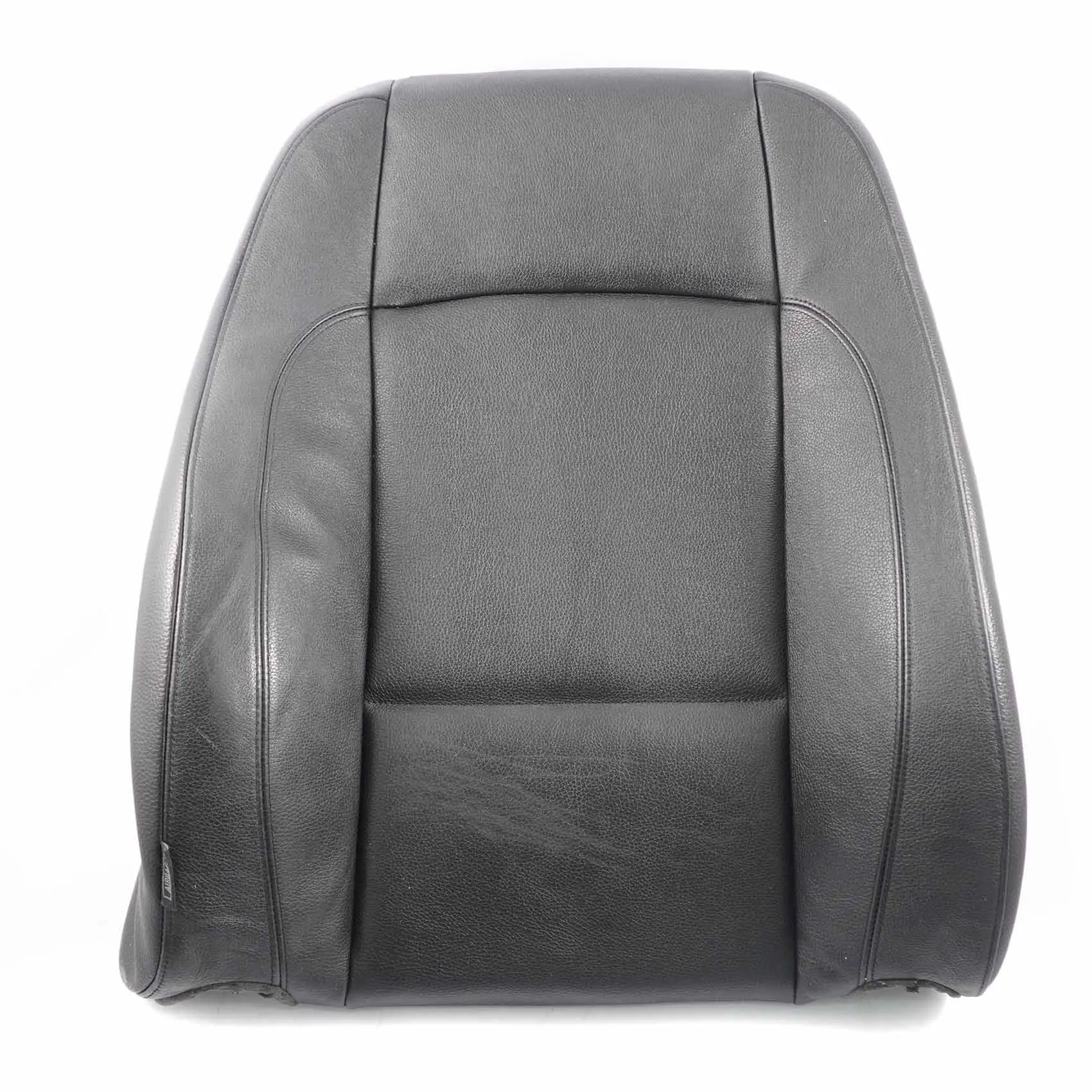 Respaldo Asiento BMW E81 E82 Delantero Izquierdo Asiento Cuero Negro Boston