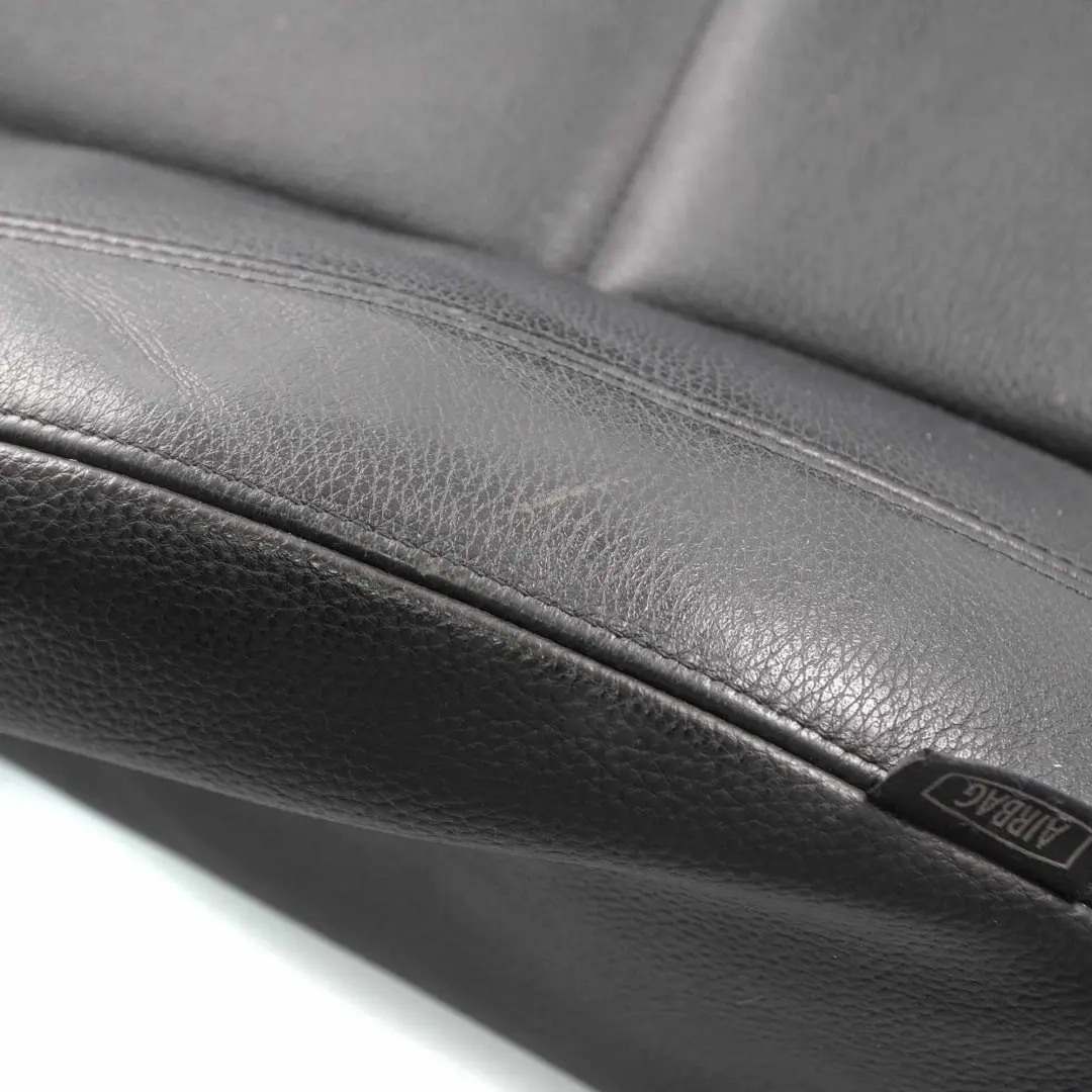 BMW E81 E82 Siège Dossier avant gauche de base chauffant Cuir noir Boston - SKU 9124522 - Numéro de pièce 9124522