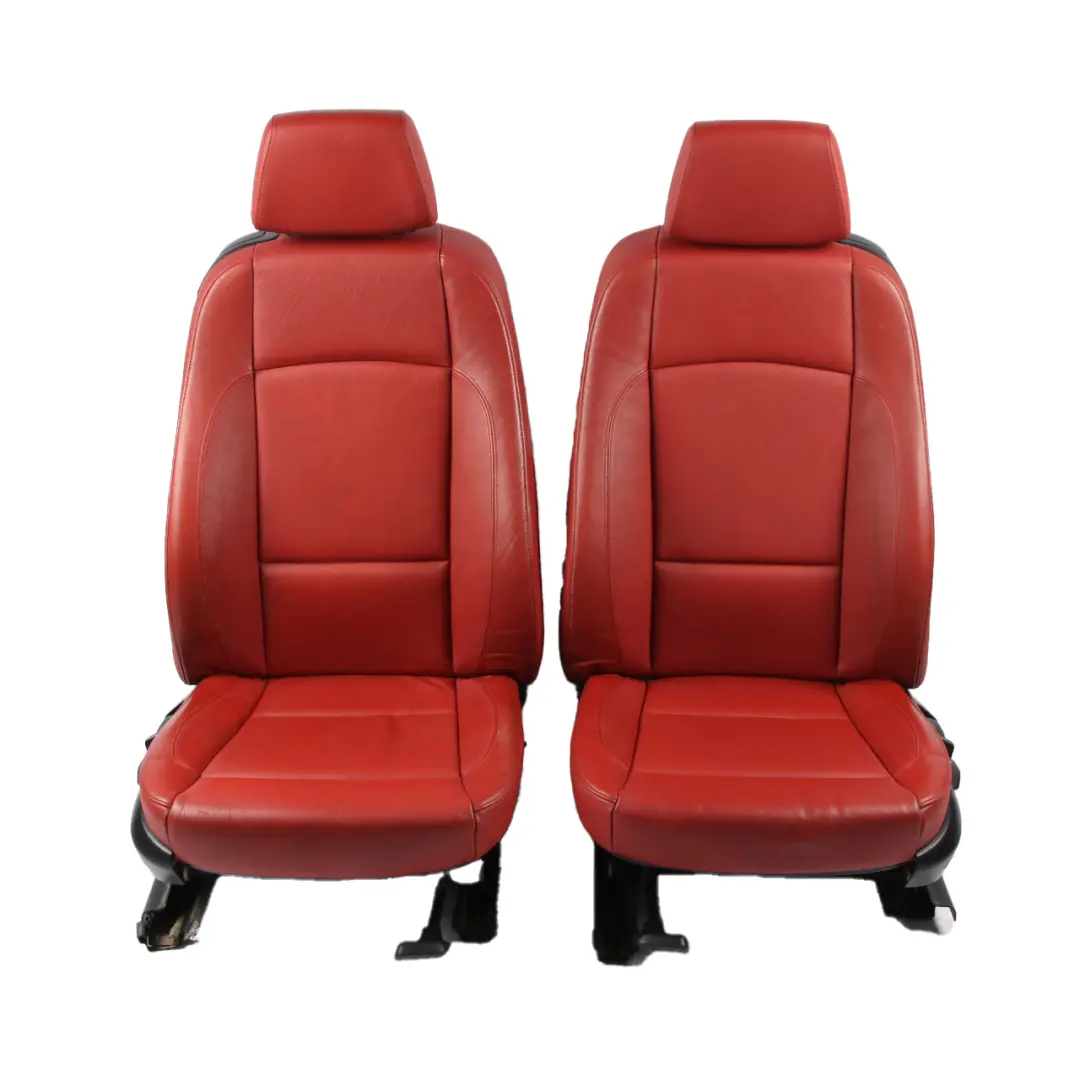 Leather Seats BMW E82 Coupe Set Seat Red Leather Interior Front Rear Seats to with Part number 9124555 Leather Seats BMW E82 Coupe Set Seat Red Leather Interior Front Rear Seats - SKU 9124555 - Part number 9124555
