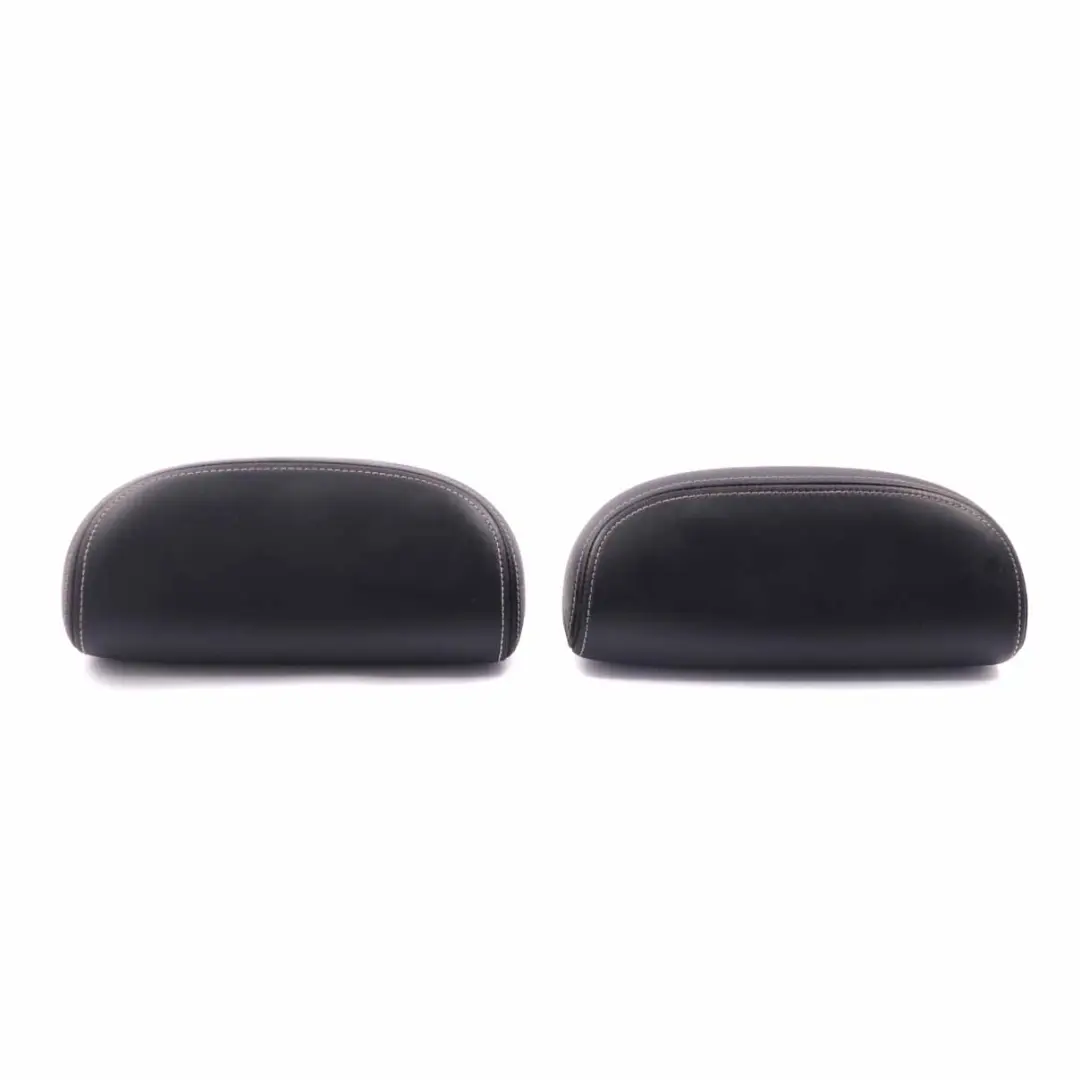 Rear Seat Headrest Mini Cabrio R52 Leather Set Gravity Dark Blue White Seam - SKU 9124717 - Part number 9124717